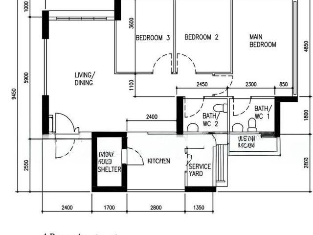 Eastwave @ Canberra Sembawang, HDB 4 Rooms