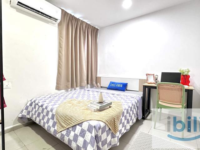 Easy Move In Zero Deposit Room for Rent near Serdang Raya Selatan MRT Station Seri Kembangan