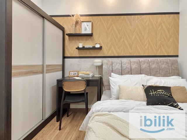 EASY ACCESS TO SRI RAMPAI LRT ️ PREMIUM QUEEN ROOM MIX GENDER UNIT ✨ NEAR KLCC & AMPANG PARK