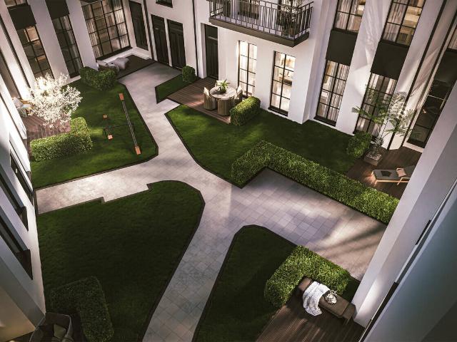 Ebenerdiges Studio Apartment in ruhiger Hoflage mit Terrasse