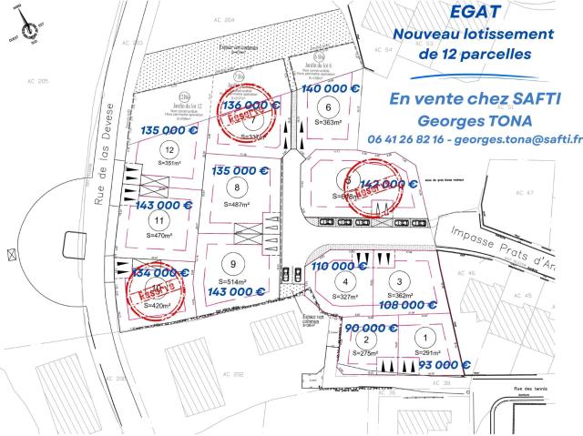 Égat Vente Terrain 66