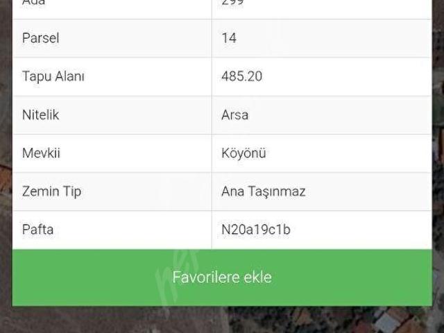Ege'den MuğlaYatağanBozarmut mah. %2550 imarlı iki arsa 920m2