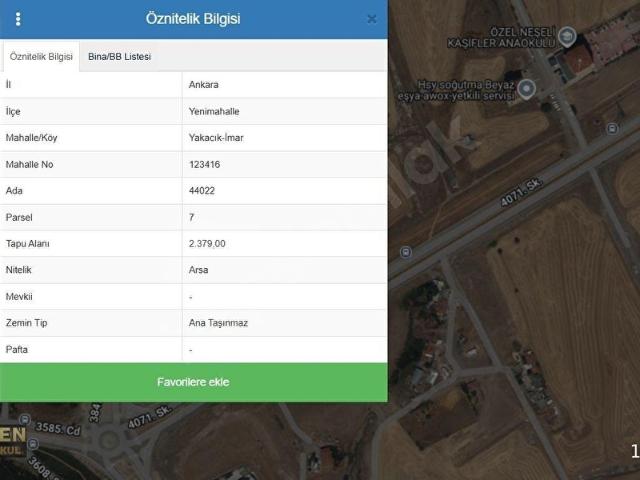 EGEMENPARK VE BAHÇELER MÜD. 1 KM MESAFEDE YATIRIMA UYGUN İMARLI