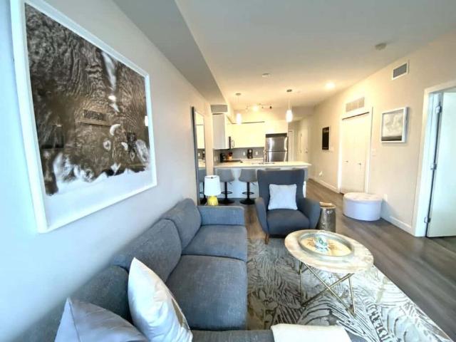 Edmonton Furnished Condo Rental in University & Whyte Ave Modern Oasis Steps from the River Valley
