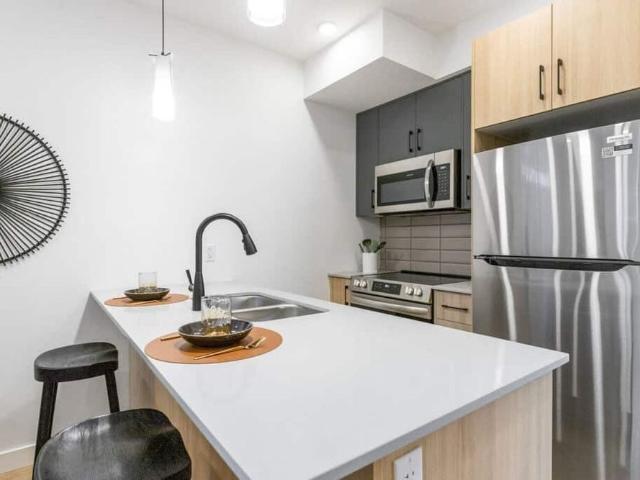 Edmonton Furnished Condo Rental in West Jasper Place Brand New Lower Suite at ONYX Townhomes, Modern Finishes | Steps from Future LRT