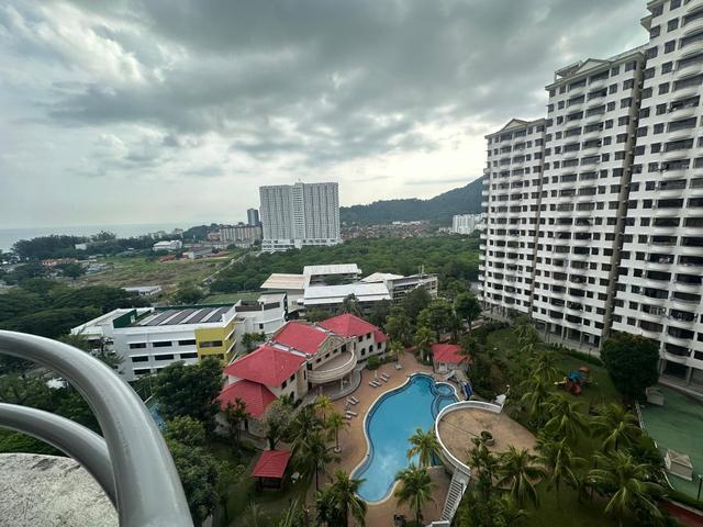 Eden Seaview Condo By Ferringhi Fully Furnished 3rooms 900SF 1Ccpk
