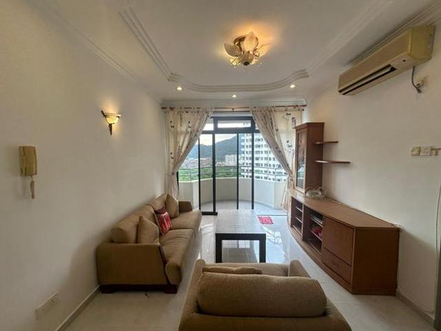 Eden Seaview Condo By Ferringhi Fully Furnished 3rooms 900SF 1Ccpk