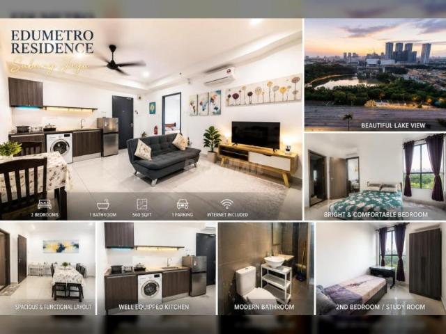EDUMETRO SERVICE RESIDENCE FOR RENTAL AT TAMAN SUBANG PERMAI, SUBANG JAYA