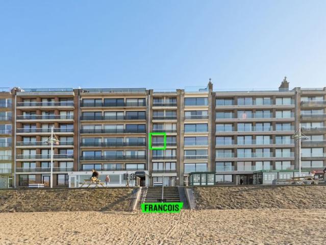 Eénslaapkamerappartement op de Zeedijk van Zeebrugge