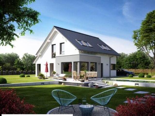 Effizientes Ausbauhaus, 2 Kinderzimmer, Küche, Homeoffice, inklusive Baugrundstück