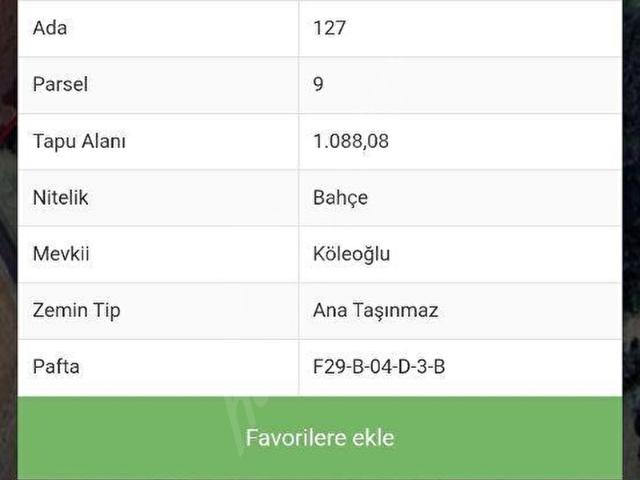 EFLANİ BEDİL KÖYÜN 'DE FIRSAT KÖY SINIRLARI İÇİNDE