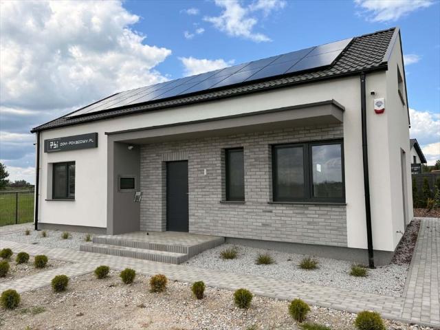 Ekonomiczny dom parterowy z poddaszem, 80 m2, nowoczesne technologie