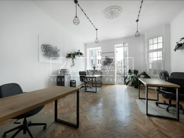 Ekskluzywne biuro 112 m² z balkonami na Powiślu