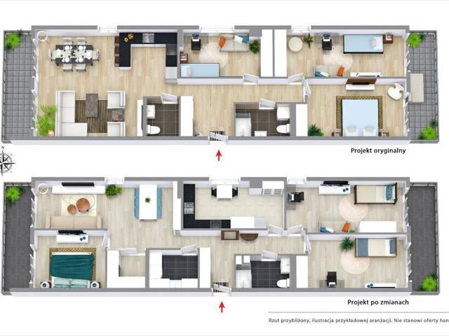 Ekskluzywny apartament 95,85 m2 z loggiami i klimatyzacją