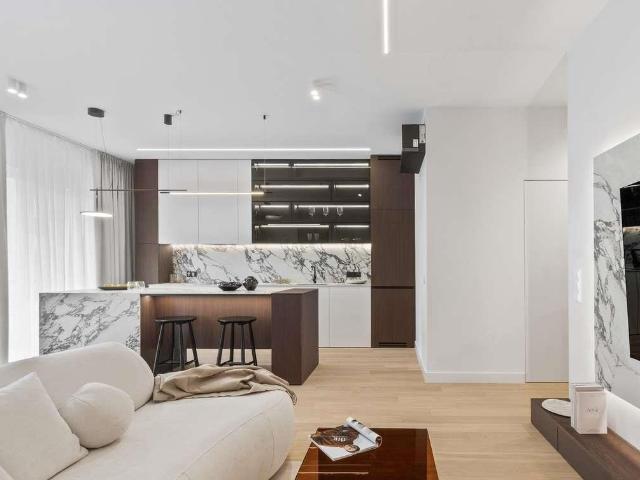 Ekskluzywny apartament 96 m2 od Moovin Interiors na Mokotowie
