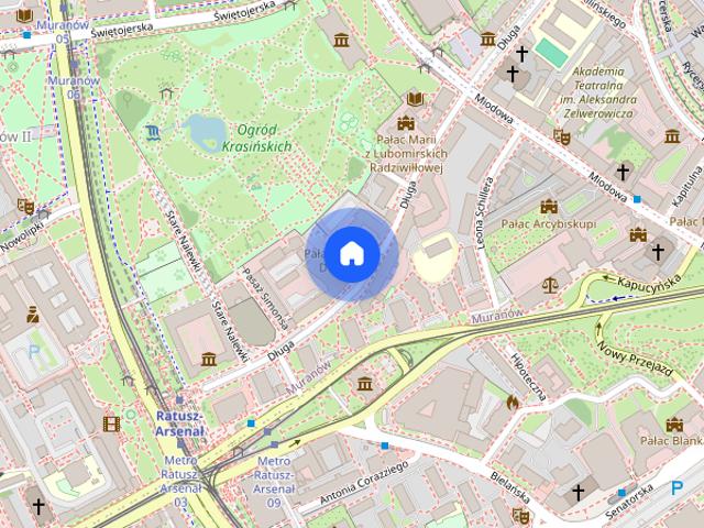 Ekskluzywny apt 60m2 ul. Długa42, cisza, widok na park, 2 min do metra