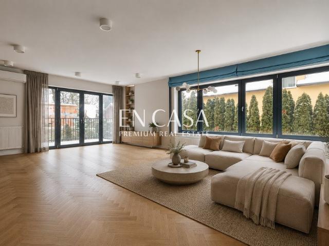 Ekskluzywny bliźniak w Wilanowie – 402 m2, ogród, garaż