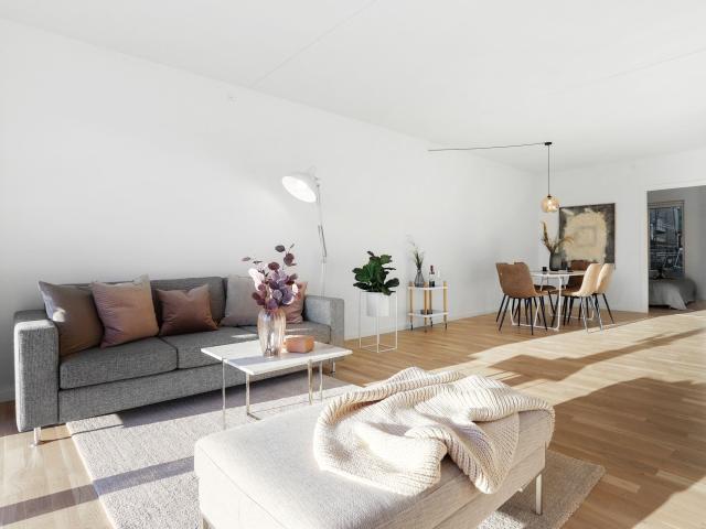 Eksklusiv 4 værelses lejlighed i arkitekttegnet byggeri – klar til indflytning 1. Maj 2026