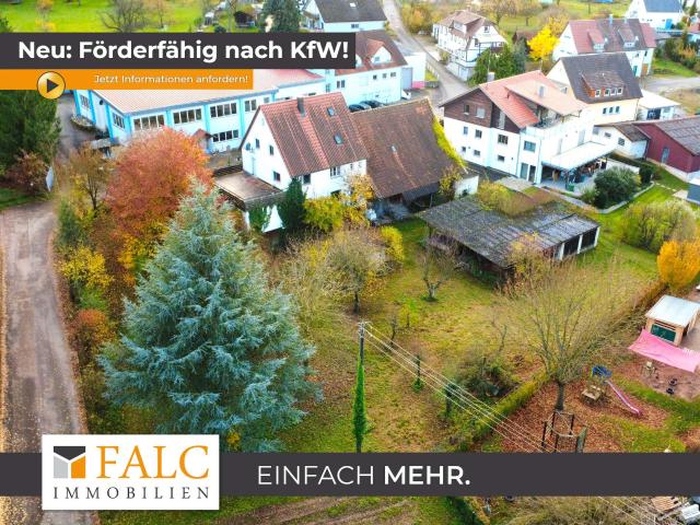 Ehemaliges Landwirtshaus mit Scheune und XXL Grundstück in Obersulm! FALC Immobilien Heilbronn