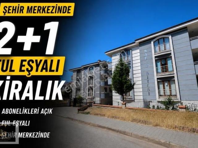 Şehir Merkezinde Abonelikleri Açık 2+1 Ful Eşyalı Kiralık