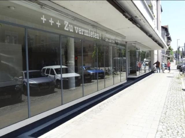 Einzelhandelsfläche mit großzügiger Schaufensterfront