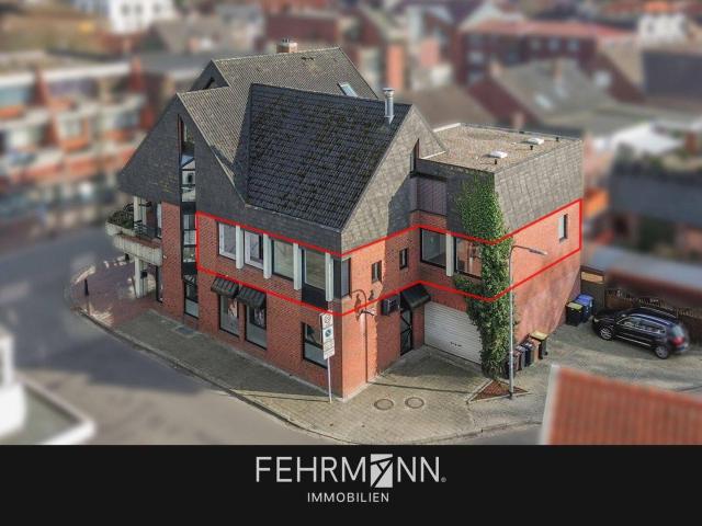 Einziehen & Wohlfühlen Sanierte 3 Zimmer Obergschosswohnung im Zentrum von Aschendorf
