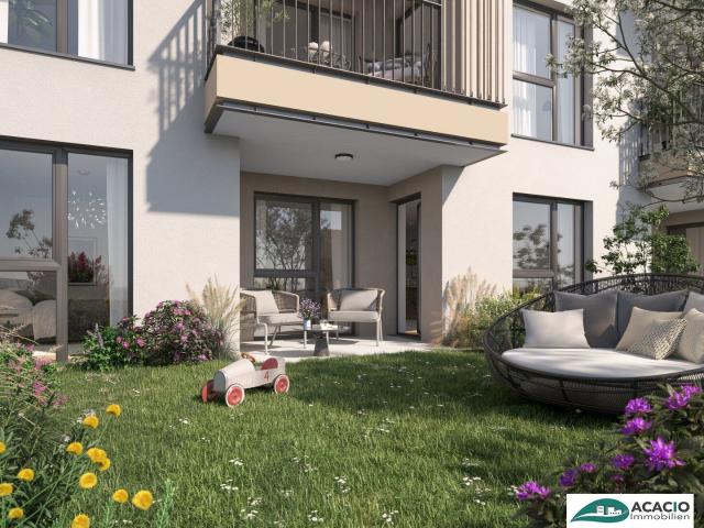 EINZIEHEN UND WOHLFÜHLEN: leistbare 4 Zimmer Wohnung mit Garten Wohnpark Ober Grafendorf ökologisch, hochmodern, ausgezeichnet