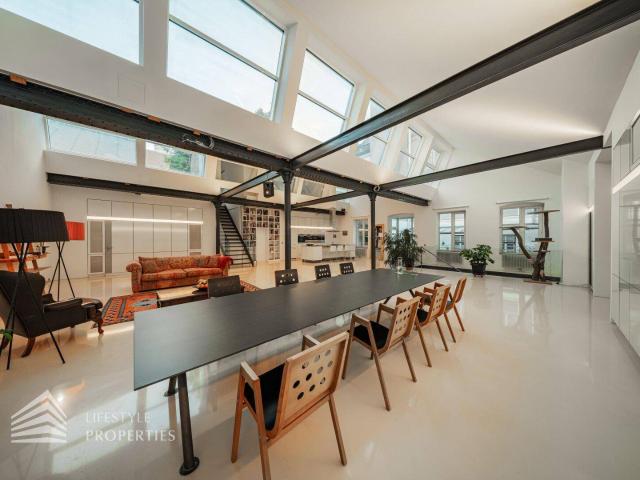 Einzigartige 5 Zimmer Loftwohnung mit Terrasse und Werkstatt im 6. Bezirk