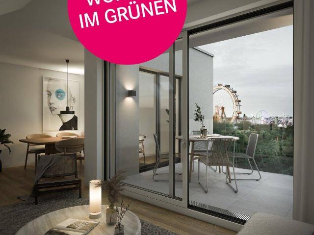 Einzigartiger Ausblick auf den Prater Leben im Josephine