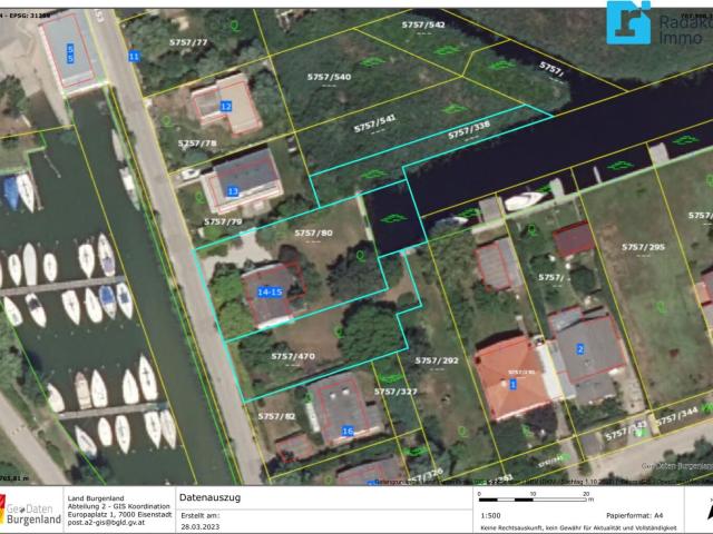 Einzigartiges Seegrundstück in Neusiedl am See für € 900.000 !