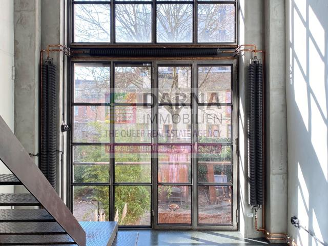 Einzigartiges 4 Zimmer Industrie Loft mit Garten Oase in Berlin Mitte