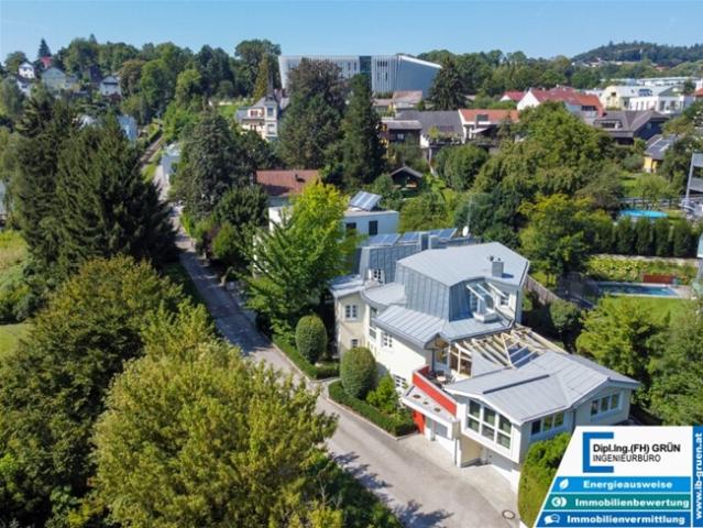 Ein architektonisches Unikat am Fuße des Pöstlingbergs – Wohnen und Arbeiten in perfekter Balance