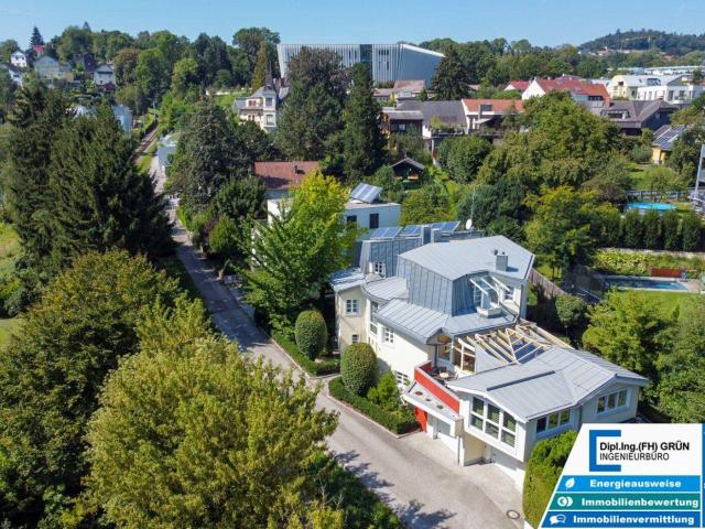 Ein architektonisches Unikat am Fuße des Pöstlingbergs – Wohnen und Arbeiten in perfekter Balance