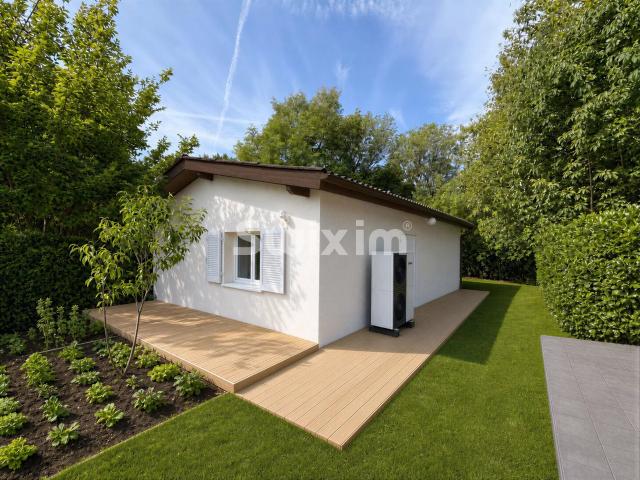 Ein Einfamilienhaus wird in Aïre renoviert