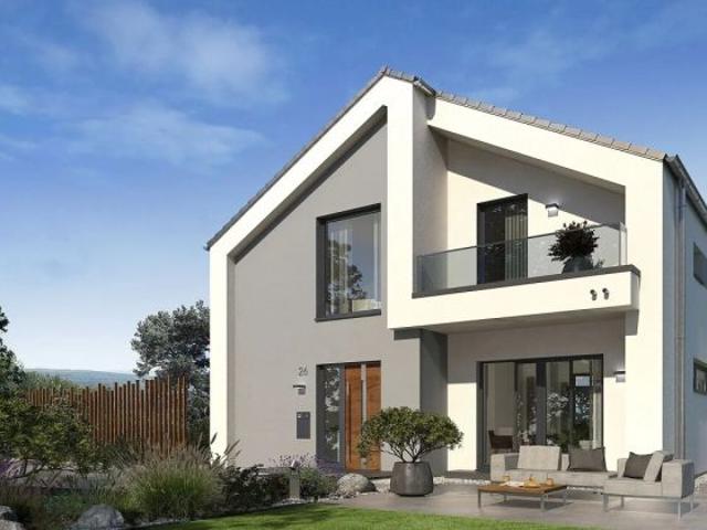 Ein­fa­mi­li­en­haus mit modernem De­si­gnan­spruch