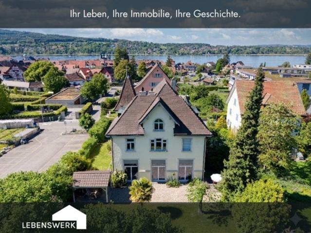 Ein Haus wie ein kleines Schloss. Historische Jugendstilvilla mit 3 Wohnungen in Steckborn TG