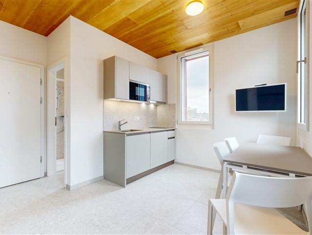Ein möbliertes Studio Apartment TL Gutschein CHF 300.00 angeboten