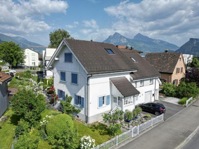 Ein vielseitiges Zuhause mit Charme Attraktives Zweifamilienhaus in Bad Ragaz