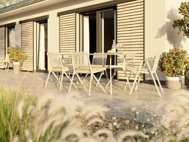 Ein Zuhause wie im Urlaub: Entspannen Sie im charmanten Bungalow