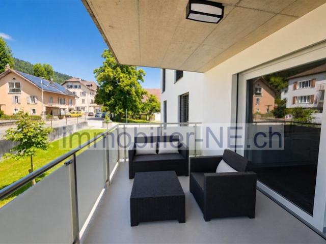 Eine moderne 1,5 Zimmer Wohnung mit Balkon in einer privilegierten Umgebung