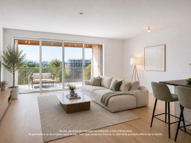 Eine neue, helle Wohnung, ideal im Herzen von Ecublens gelegen