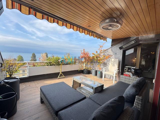 Eine privilegierte Adresse in Montreux! 4.5 Zimmer Seeblick mit Balkon