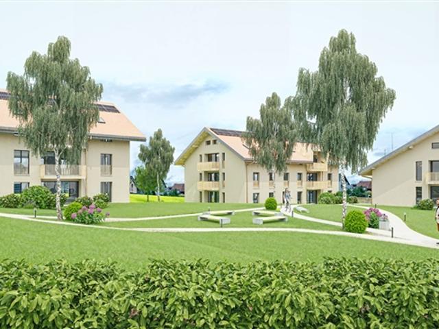 Eine Wohnung in den Höhen von St Aubin FR zu verkaufen