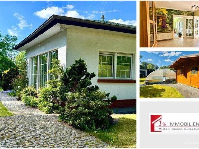 Einfamilienhaus im Bungalowstil mit Garten, Keller und Poolanlage in Neuenhagen zur Miete!