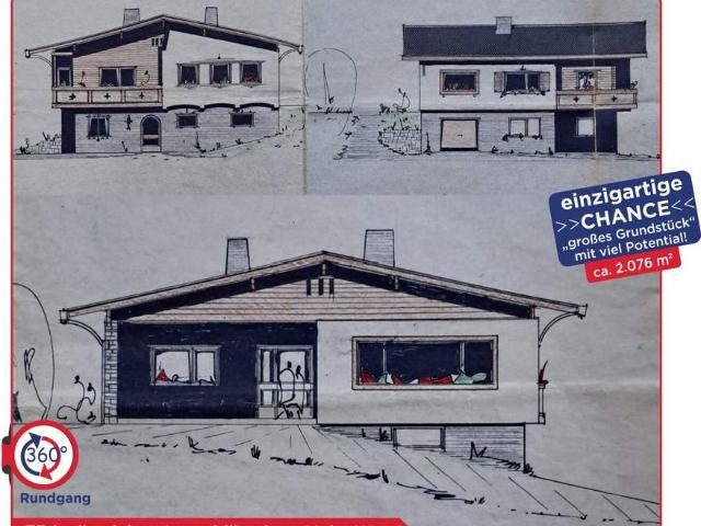 Einfamilienhaus in Tirol mit Erweiterungsmöglichkeiten Grundstücksgröße ca. 2.224 m²