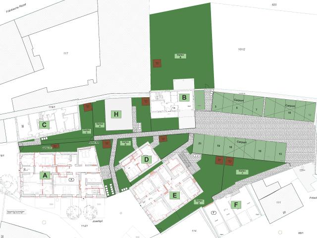 Einfamilienhaus Neubau im Herzen der Spalter Altstadt mit Garten