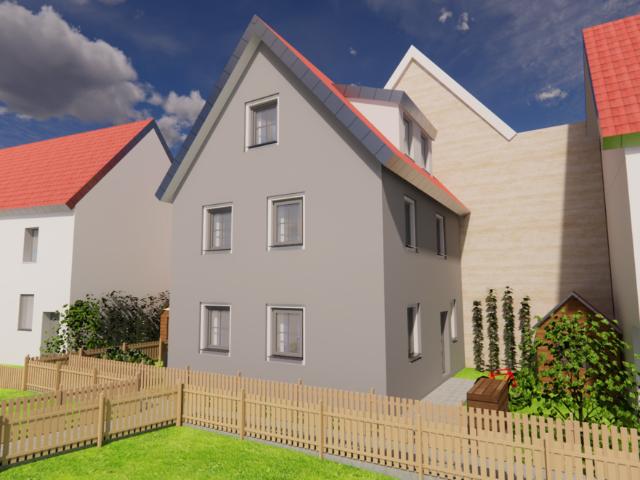 Einfamilienhaus Neubau im Herzen der Spalter Altstadt mit Garten