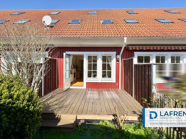Einfach Hygge! Süßes Schwedenhaus in Burg in der Nähe von Südstrand und Hafen