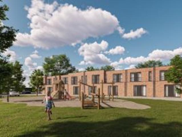 Eigentijds wonen aan een groen pleintje