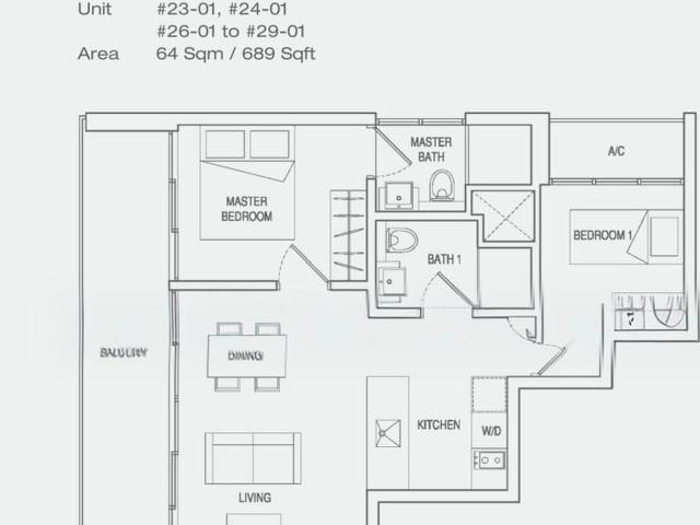 Eon Shenton D2, Apartment